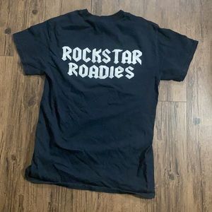 Adult small rockstar cheer roadies shirt